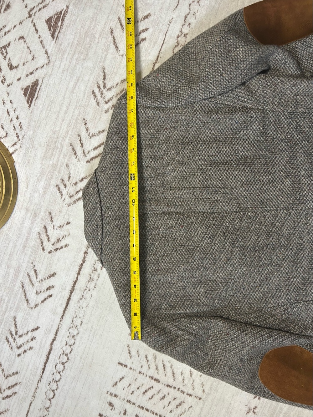 Vintage Palm Beach Men’s 100% Wool Blazer Suede Elbow Patch Sport Coat Preppy - Picture 8 of 9